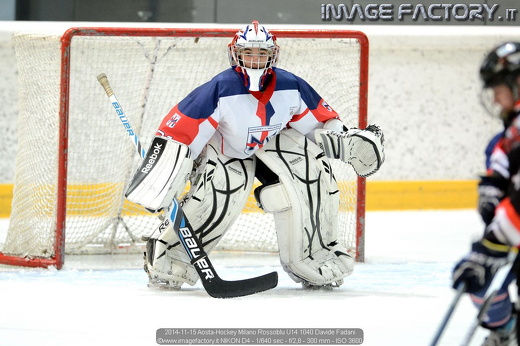 2014-11-15 Aosta-Hockey Milano Rossoblu U14 1040 Davide Fadani
